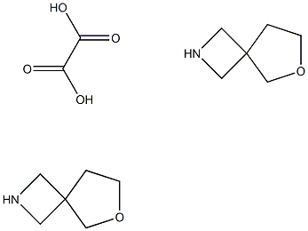 6-Oxa-2-azaspiro[3.4]octane oxalate (2:1) 化学構造式