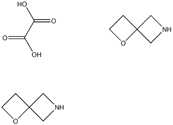 1-Oxa-6-azaspiro[3.3]heptane oxalate(2:1) Struktur