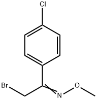 (Z)-[2-bromo-1-(4-chlorophenyl)ethylidene](methoxy)amine Structure