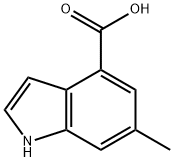 6‐methyl‐1h‐indole‐4‐carboxylic acid Struktur