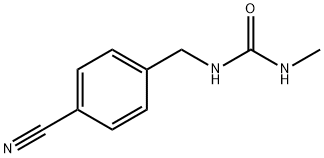 1-[(4-cyanophenyl)methyl]-3-methylurea Structure