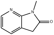 2H-Pyrrolo[2,3-b]pyridin-2-one,1,3-dihydro-1-methyl-(9CI), 156136-84-4, 结构式