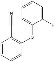 2-(2-fluorophenoxy)benzonitrile Structure