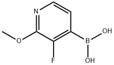 3-Fluoro-2-methoxypyridine-4-boronic acid Structure