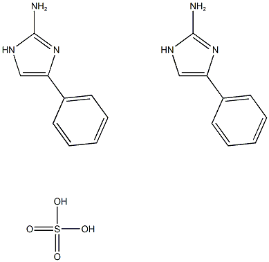 4-Phenyl-1h-imidazol-2-amine sulfate (2:1) 结构式