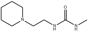 3-methyl-1-[2-(piperidin-1-yl)ethyl]urea 化学構造式