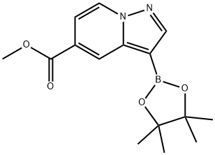 1610612-05-9 甲基 3-(4,4,5,5-四甲基-1,3,2-二噁硼戊环-2-基)吡唑并[1,5-A]吡啶-5-甲酸基酯