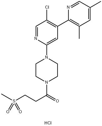 PF-05274857塩酸塩 化学構造式