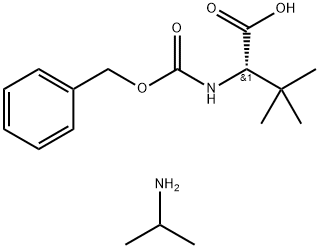 Propan-2-amine (S)-2-(((benzyloxy)carbonyl)amino)-3,3-dimethylbutanoate Structure
