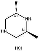 Piperazine, 2,6-diMethyl-, (Hydrochloride) (1:2), (2S,6S)- (or Piperazine, 2,6-diMethyl-, (dihydrochloride), (2S-trans)- (9CI)) Struktur