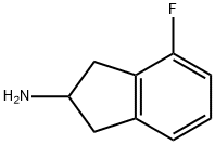 1H-Inden-2-amine,4-fluoro-2,3-dihydro-(9CI) Structure