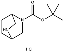 2,5-二氮杂双环[2.2.2]辛烷-2-羧酸叔丁酯盐酸盐,1629904-92-2,结构式
