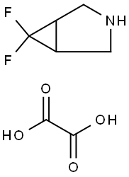 6,6-Difluoro-3-azabicyclo[3.1.0]hexane heMioxalate Structure