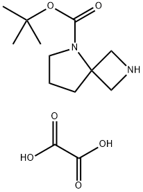 tert-butyl 2,5-diazaspiro[3.4]octane-5-carboxylate hemioxalate Struktur