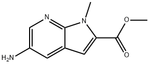 Methyl 5aMino1Methyl1Hpyrrolo[2,3b]pyridine2 carboxylate Structure