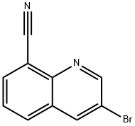 3-bromoquinoline-8-carbonitrile, 1699370-11-0, 结构式