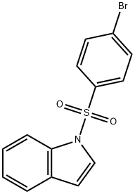 1-(4-bromobenzenesulfonyl)-1H-indole Structure