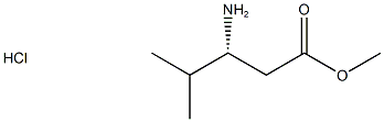 (R)-3-氨基-4-甲基戊酸甲酯盐酸盐, 172823-13-1, 结构式
