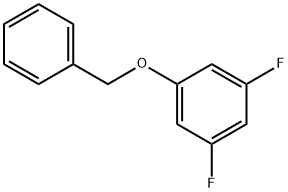 1-(ベンジルオキシ)-3,5-ジフルオロベンゼン 化学構造式