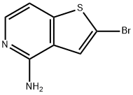 2-BROMOTHIENO[3,2-C]PYRIDIN-4-AMINE,1784280-46-1,结构式