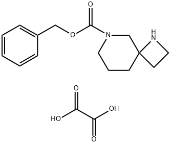 Benzyl 1,6-diazaspiro[3.5]nonane-6-carboxylate oxalate(2:1), 1788054-73-8, 结构式