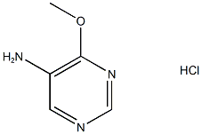 4-メトキシピリミジン-5-アミン塩酸塩 化学構造式