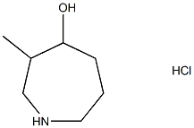 3-メチルアゼパン-4-オール塩酸塩 化学構造式