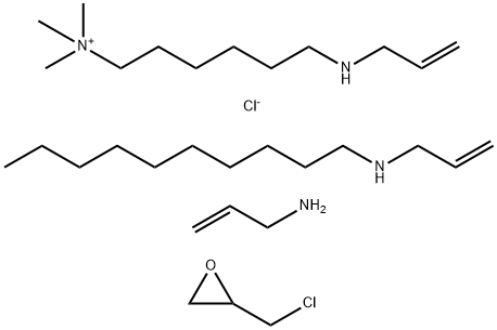 コレセベラム塩酸塩 化学構造式