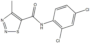 N-(2,4-dichlorophenyl)-4-methyl-1,2,3-thiadiazole-5-carboxamide