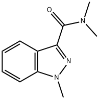 N,N,1-trimethyl-1H-indazole-3-carboxamide Struktur