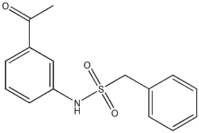 N-(3-acetylphenyl)-1-phenylmethanesulfonamide|N-(3-乙酰苯基)-1-苯基甲磺酰胺