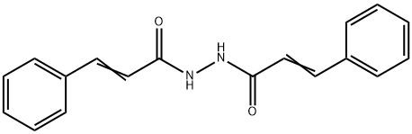 (2Z)-3-phenyl-N'-[(2E)-3-phenylprop-2-enoyl]prop-2-enehydrazide Structure