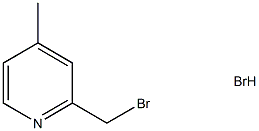 2-(Bromomethyl)-4-methylpyridine hydrobromide 化学構造式