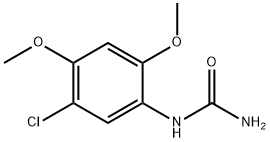 (5-chloro-2,4-dimethoxyphenyl)urea 化学構造式