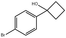 1-(4-溴苯基)环丁醇,19936-14-2,结构式