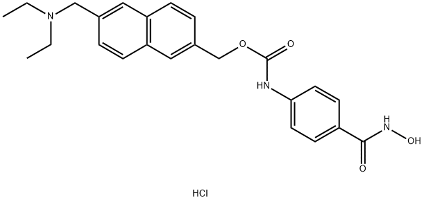 Givinostat (hydrochloride) 化学構造式