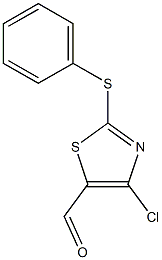 4-chloro-2-(phenylsulfanyl)-1,3-thiazole-5-carbaldehyde