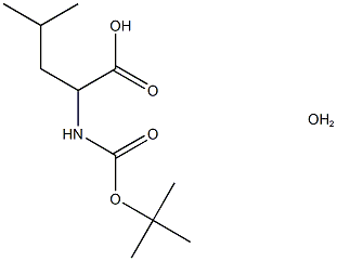 Boc-DL-Leu-OH H2o Structure