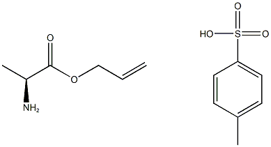 L-丙氨酸烯丙酯4-甲基苯磺酸盐,20845-17-4,结构式