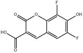 3,5-DIFLUORO-2,4-DIHYDROXYBENZALDEHYDE Struktur
