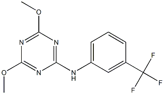 4,6-dimethoxy-N-[3-(trifluoromethyl)phenyl]-1,3,5-triazin-2-amine