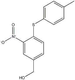 {4-[(4-methylphenyl)sulfanyl]-3-nitrophenyl}methanol Structure