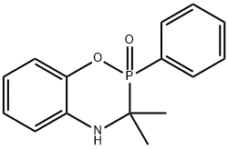 3,3-dimethyl-2-phenyl-3,4-dihydro-2H-1,4,2lambda~5~-benzoxazaphosphinin-2-one 结构式