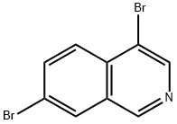 4,7-溴异喹啉, 223671-10-1, 结构式