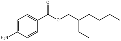 PABA乙基己酯 结构式