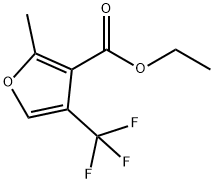2-甲基-4-(三氟甲基)呋喃-3-羧酸乙酯,26431-52-7,结构式