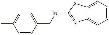 N-[(4-methylphenyl)methyl]-1,3-benzothiazol-2-amine,,结构式