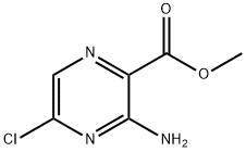 METHYL 3-AMINO-5-CHLOROPYRAZINE-2-CARBOXYLATE, 28643-16-5, 结构式