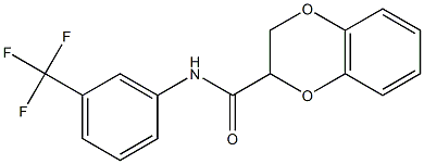  N-[3-(trifluoromethyl)phenyl]-2,3-dihydro-1,4-benzodioxine-2-carboxamide