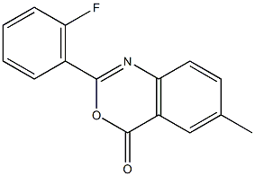 2-(2-fluorophenyl)-6-methyl-4H-3,1-benzoxazin-4-one|